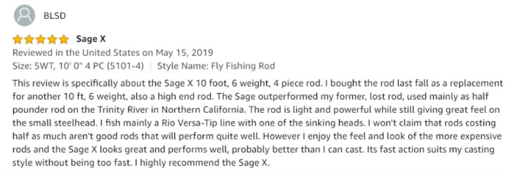 sage x customer review